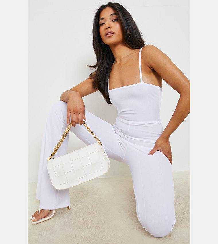 Bandage Flare Jumpsuit