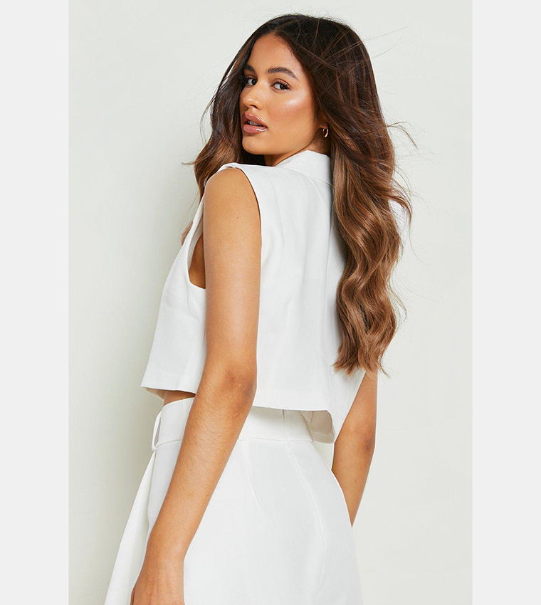 Tailored Cropped Waistcoat