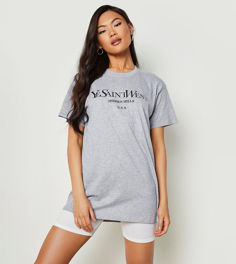 Ye saint west t best sale shirt dress