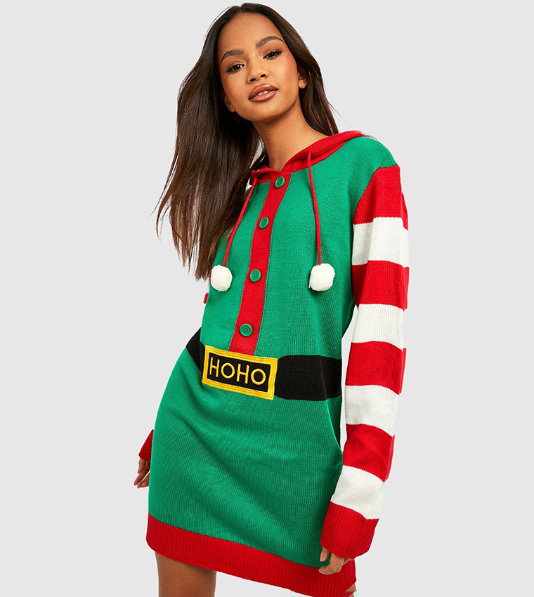 elf jumper dress