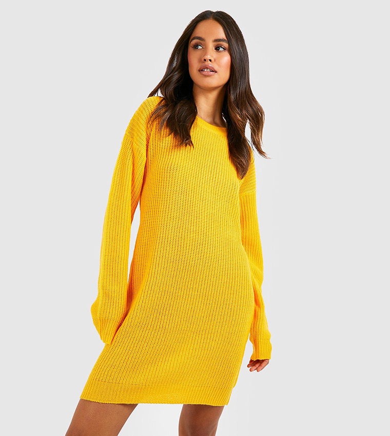 Sweater 2025 dress yellow