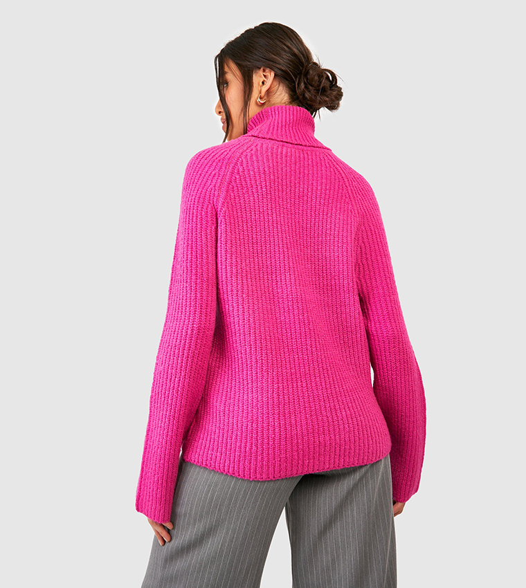 Knitted Roll Neck Sweater