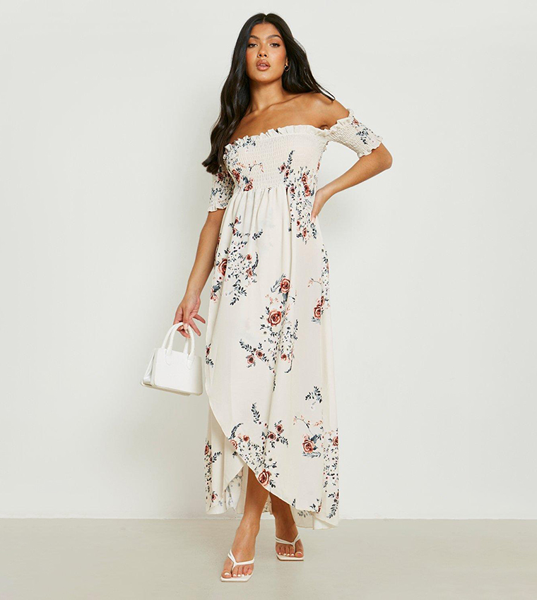 boohoo floral off the shoulder maxi dress boohoo floral off the shoulder maxi dress! , perf for