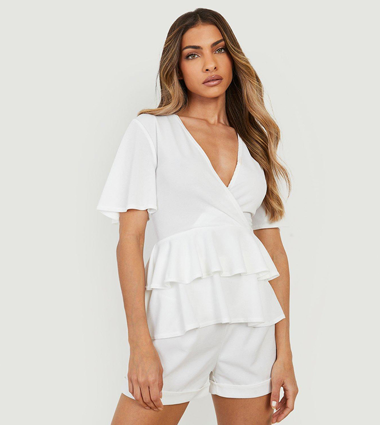 Scuba peplum top hotsell