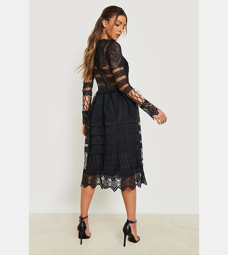 chinese dress ladies Taylor Lace-Up Skater Satin Party Dress