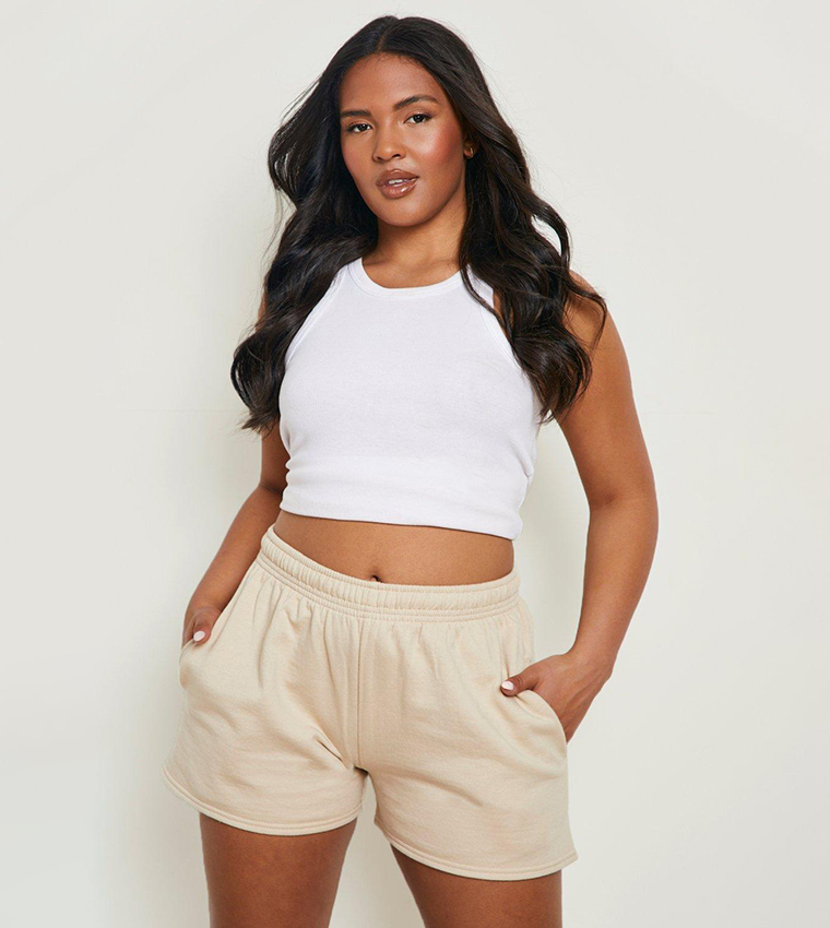 Beige discount sweat shorts