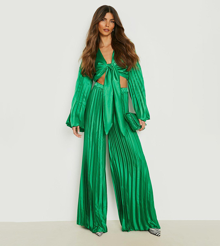 Bright wide leg trousers best sale