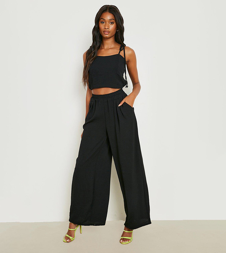 Boohoo Premium Floral Print Wide Leg Trouser | ASOS