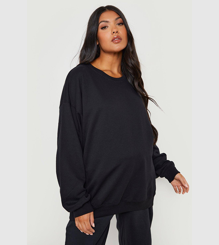 Basic cheap black sweatshirt