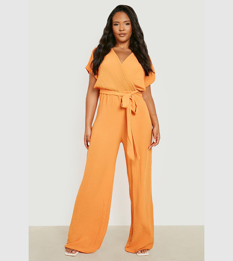 Orange shop jumpsuit pants