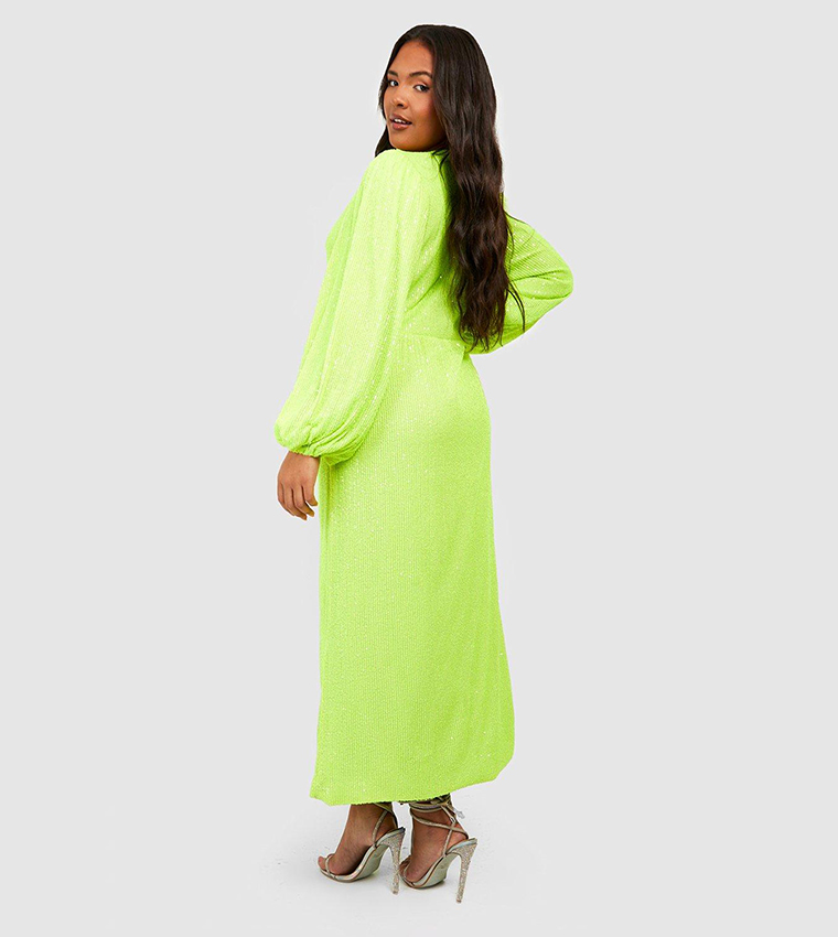 boohoo sequin ruffle maxi dress boohoo Women's Crinkle Chiffon Ruffle Maxi Dress in Black