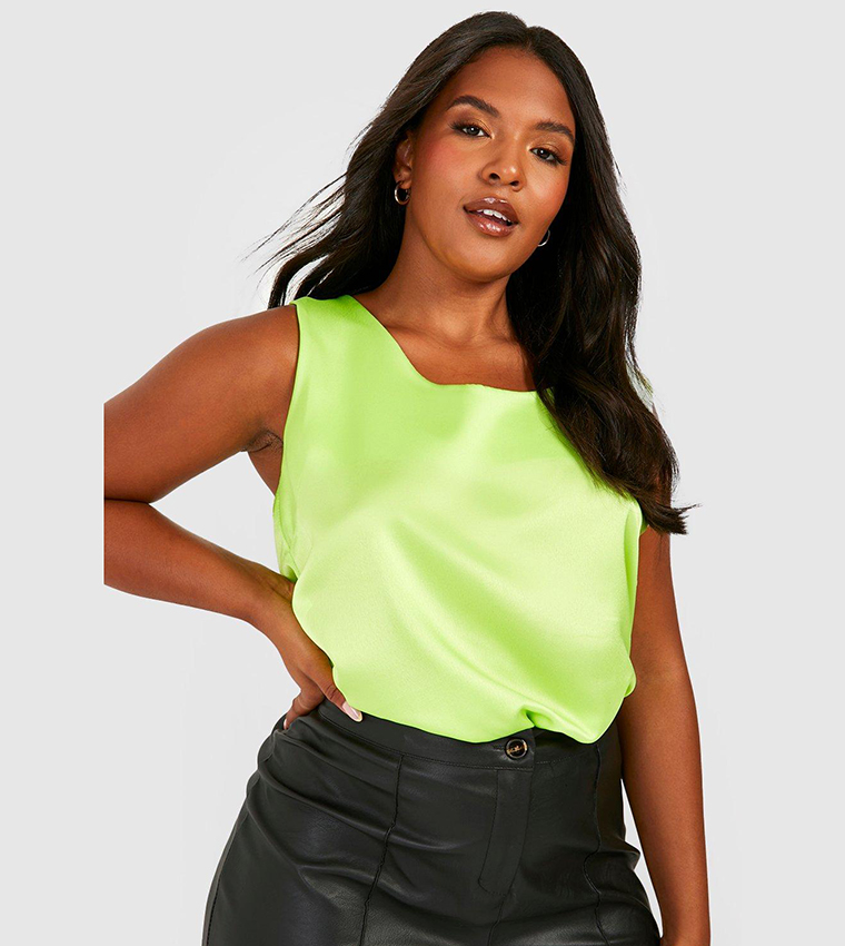 Satin strap top online