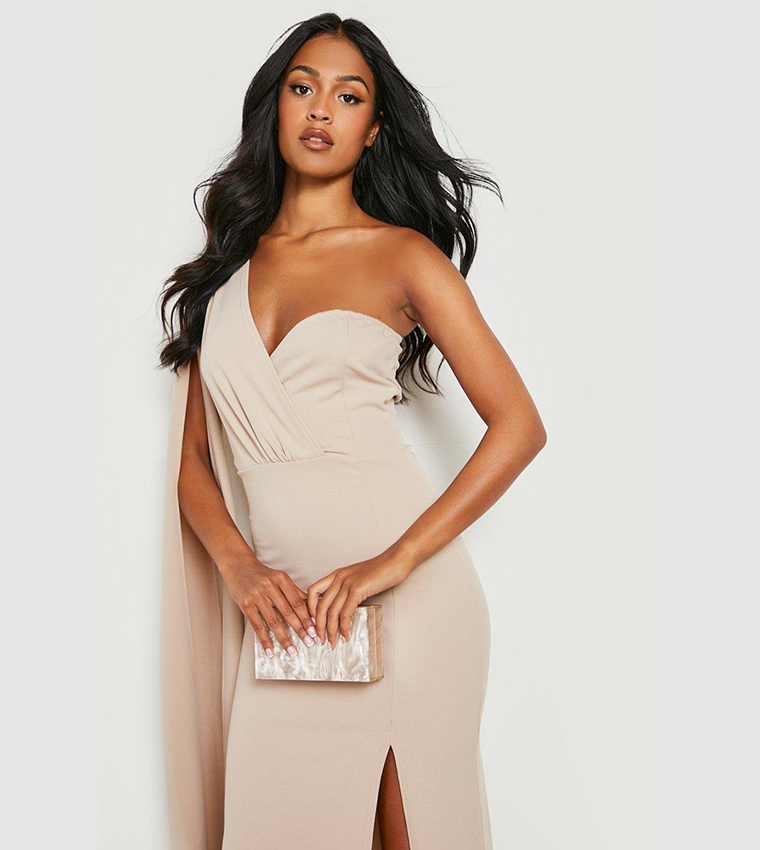 Boohoo cape dress best sale