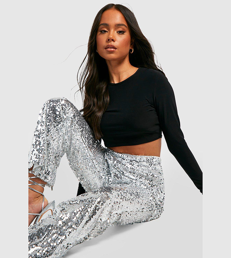 Sparkle best sale flare trousers