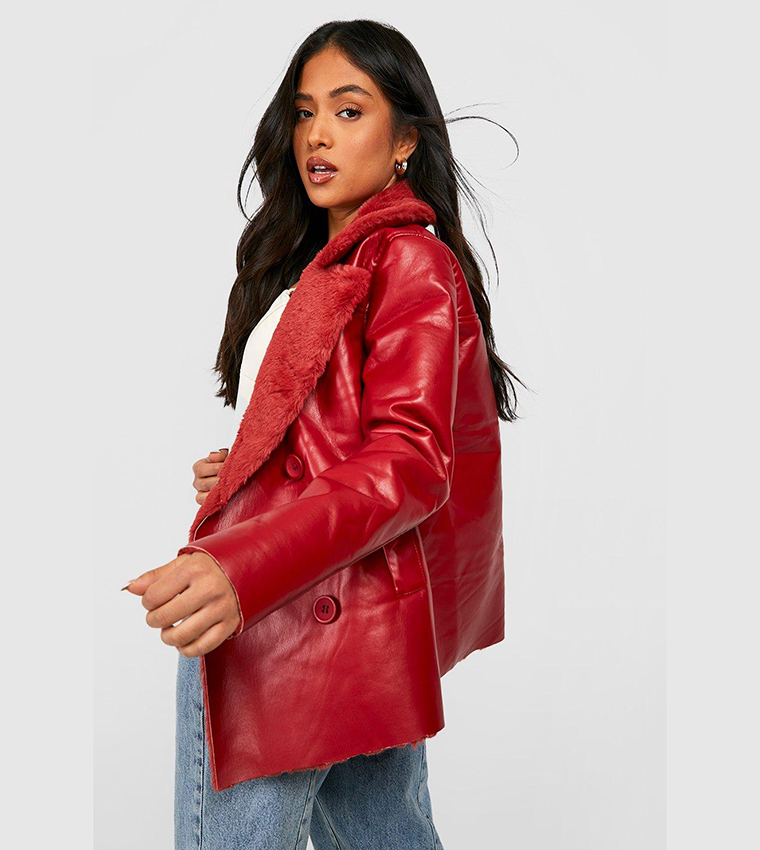 Aviator jacket red hotsell