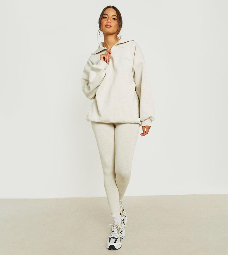 Half Zip Sweatshirt and Legging Set