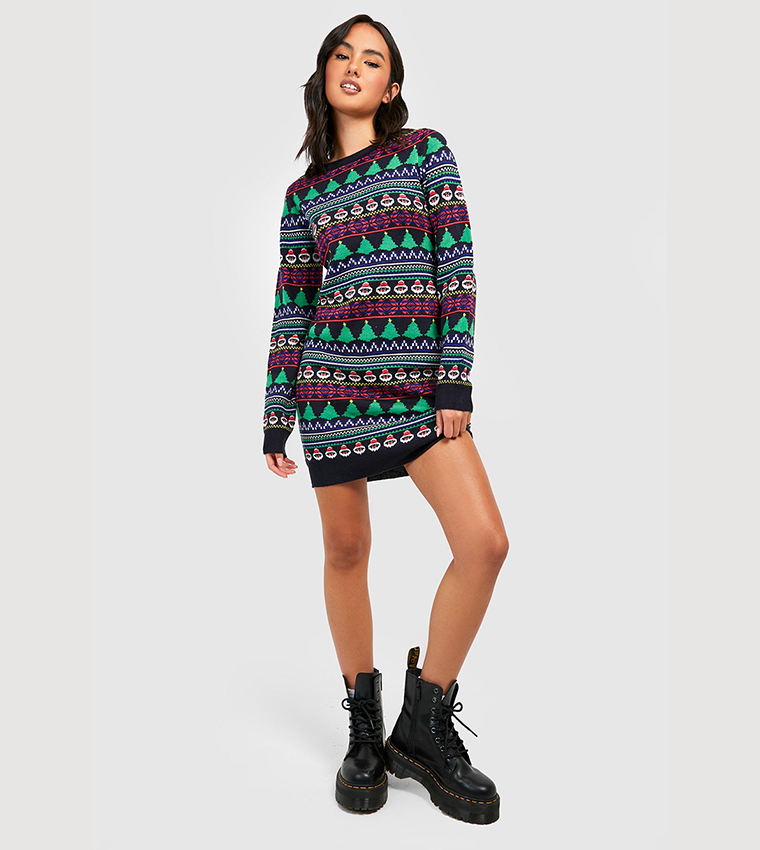 Off the shoulder on sale christmas jumper dress