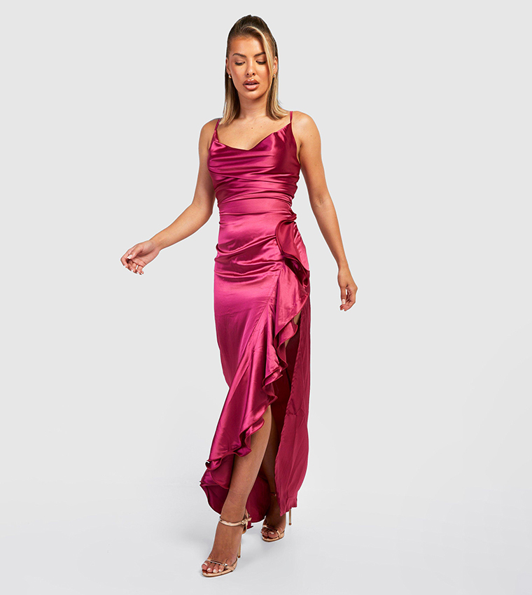 chinese dress ladies Amazon.com: CIDER Summer Maxi Dress Wedding Guest Cowl Neck Glitter Ruffle  Hem Bodycon Party Slim Formal Sleeveless Dress Blue : Clothing, Shoes &  Jewelry