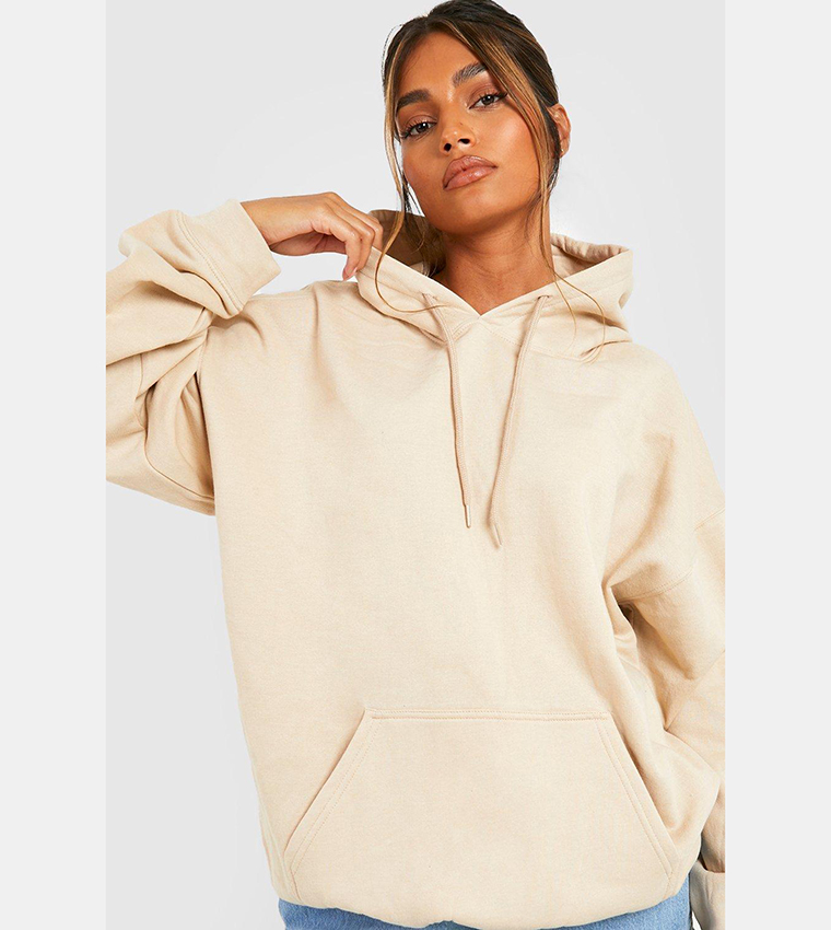 Oversized clearance slogan hoodie