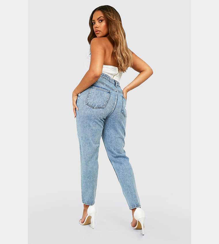 High Waist Mom Fit Jeans