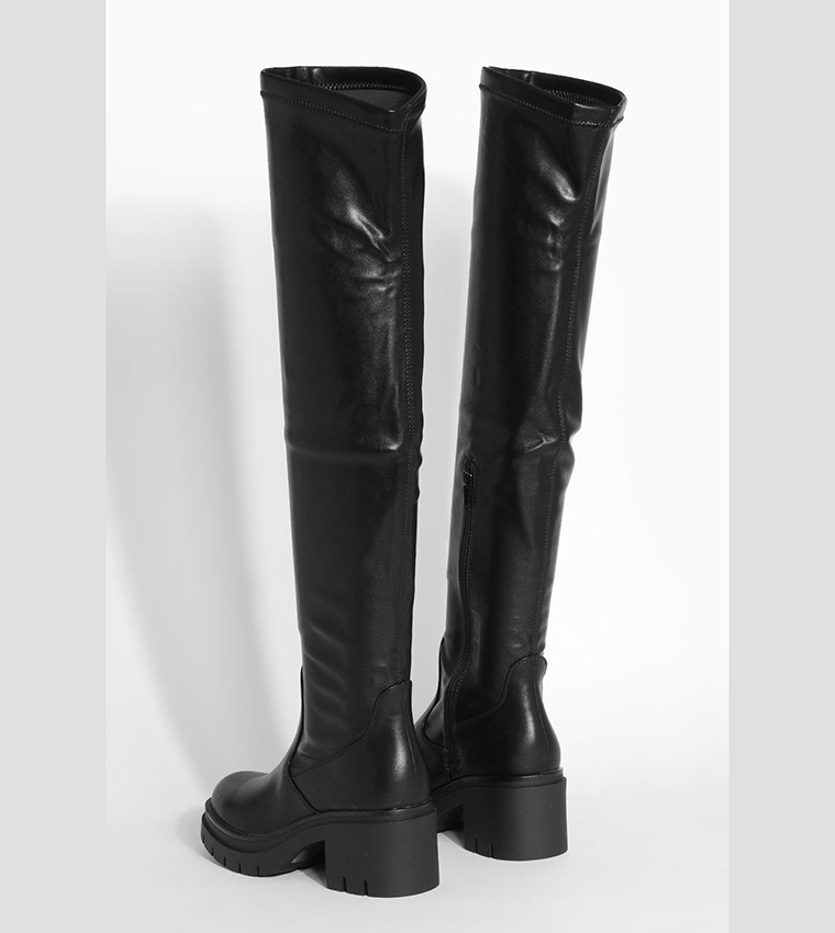 Cleated over the knee boots best sale