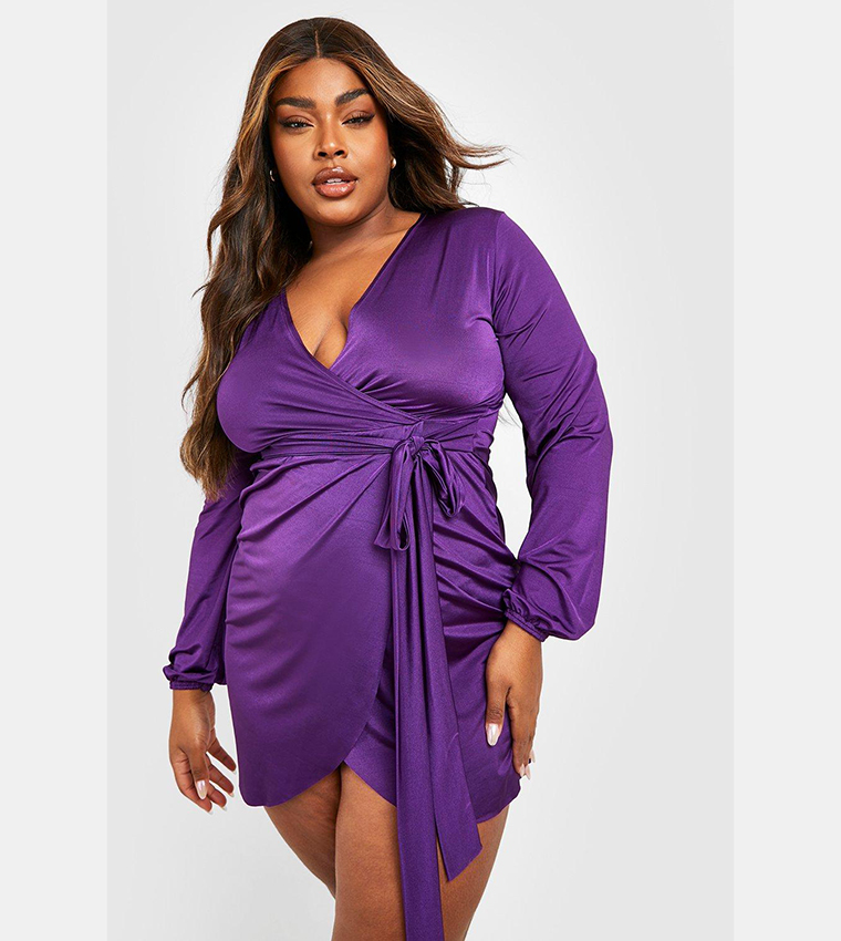 Slinky Wrap Dress