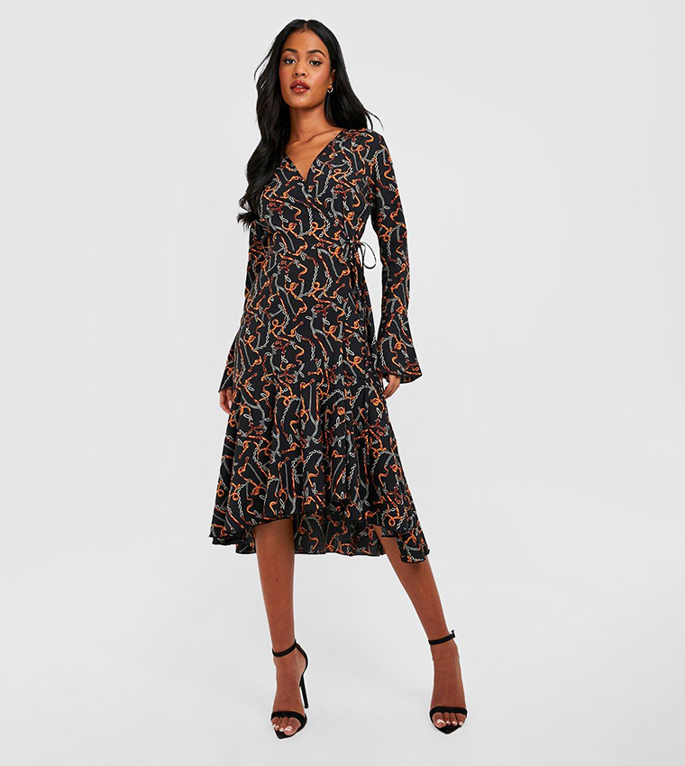 boohoo chain print