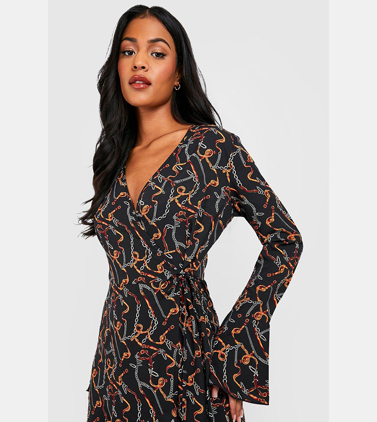 boohoo chain print