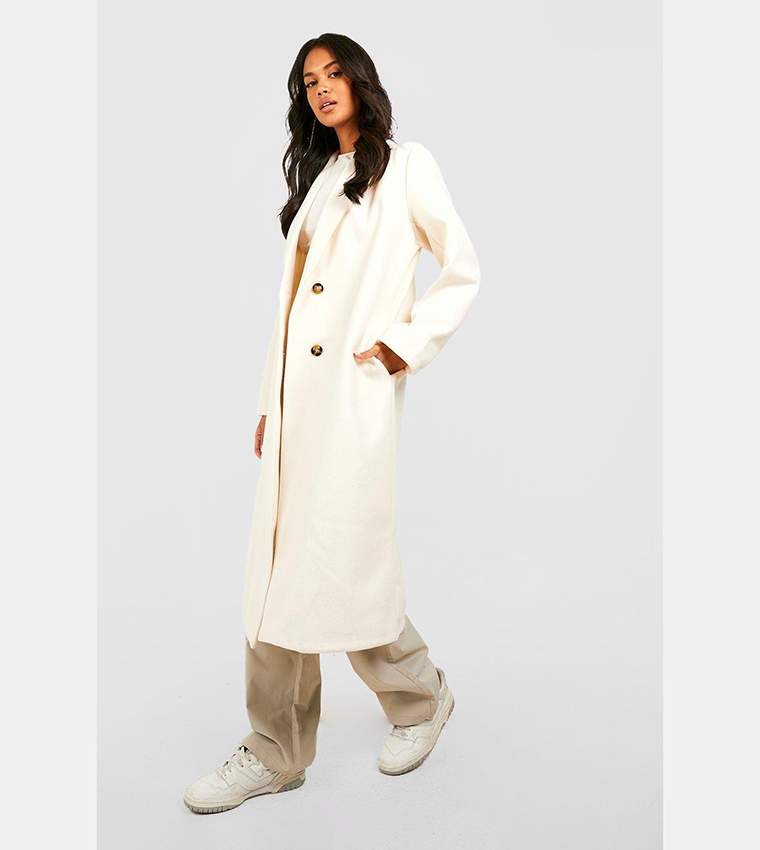Double Breasted Longline Coat