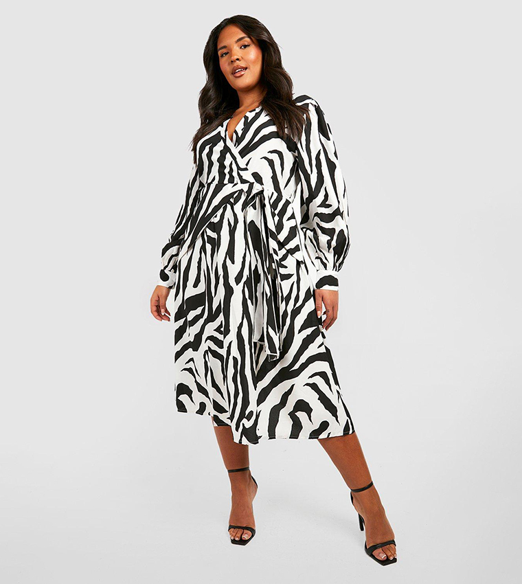 Printed Midi Skater Dress