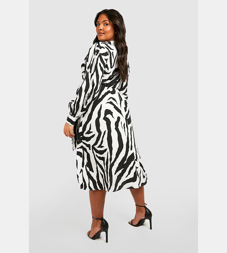 Printed Midi Skater Dress