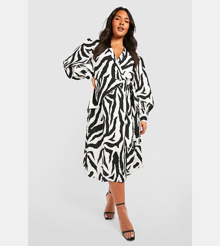 Printed Midi Skater Dress
