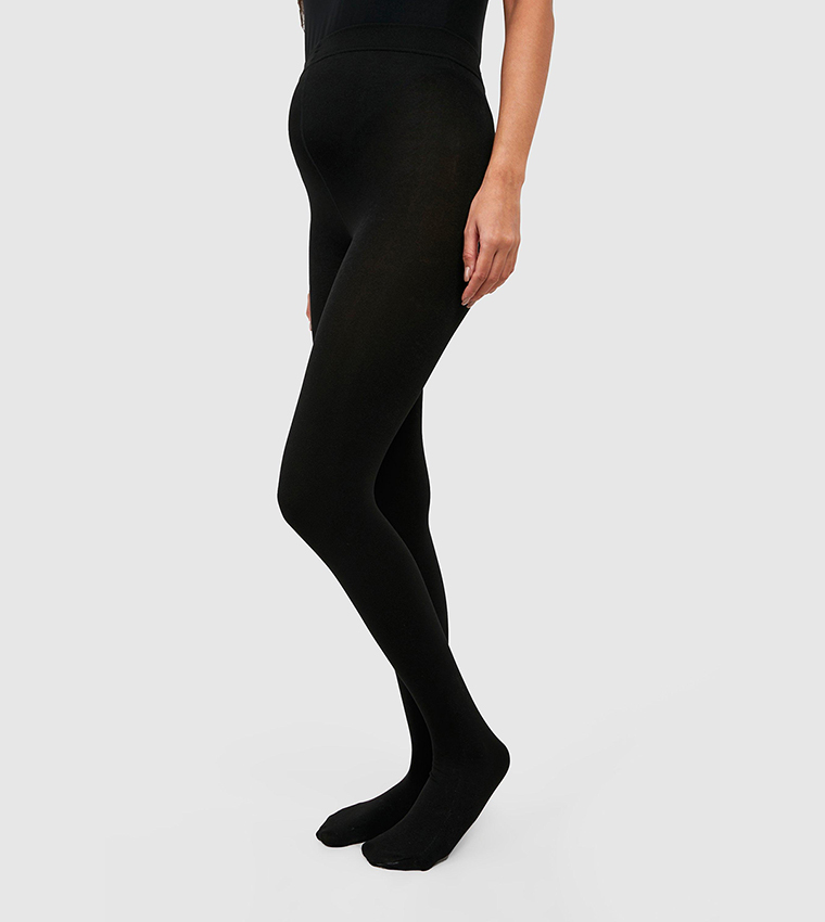 Buy Boohoo Maternity Thermal Fleece Leggings In Black