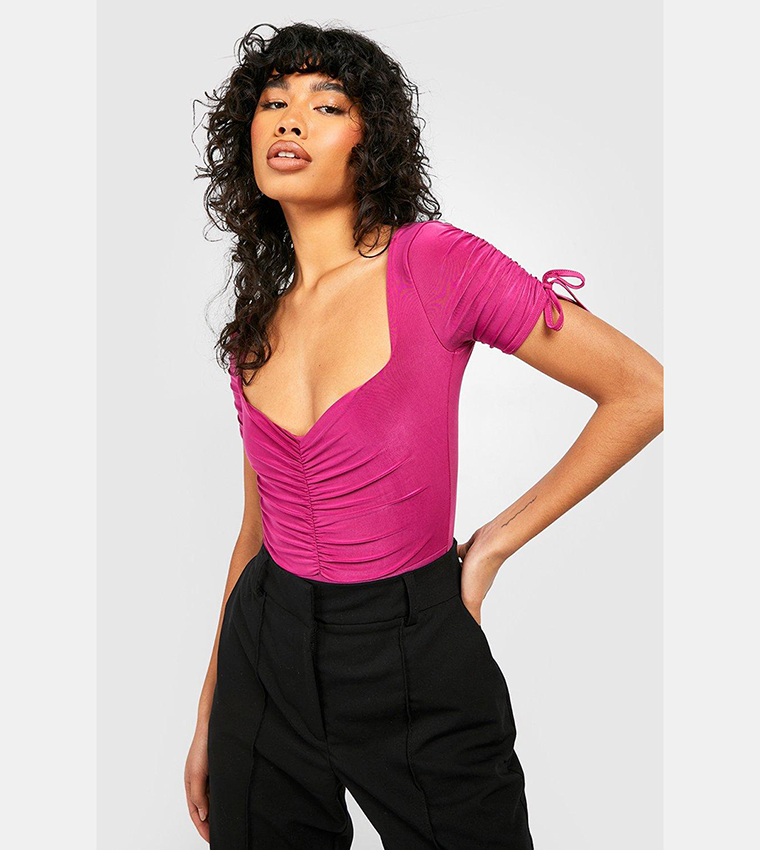Magenta bodysuit deals