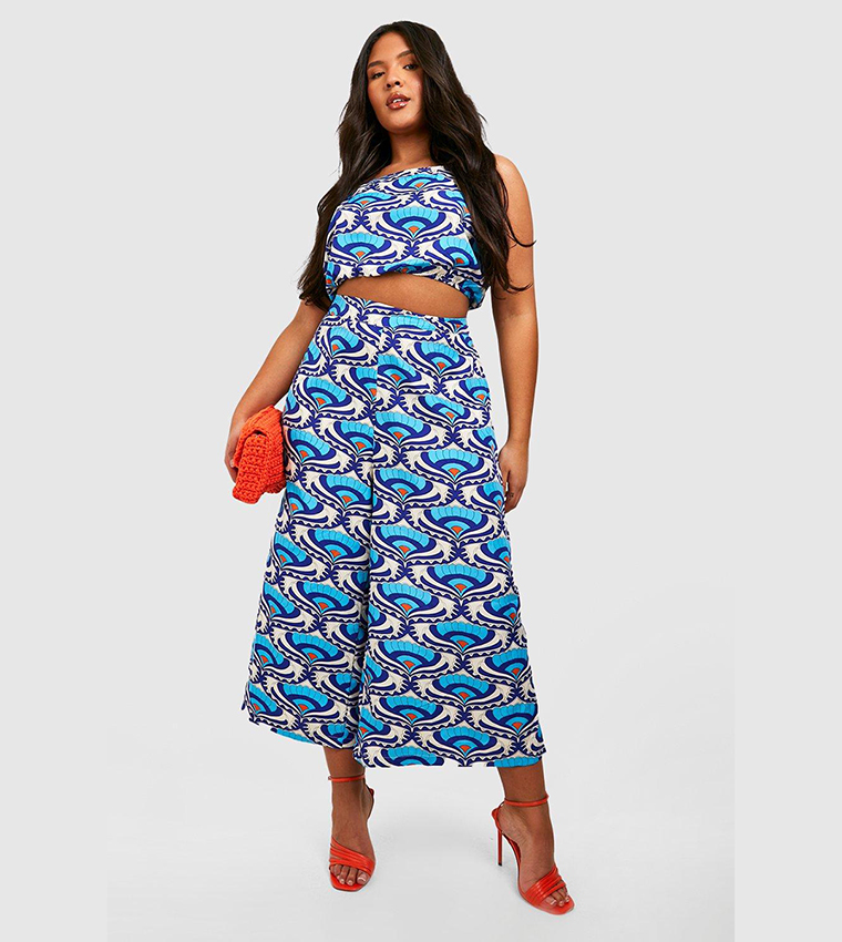 Culottes skirt clearance and top set