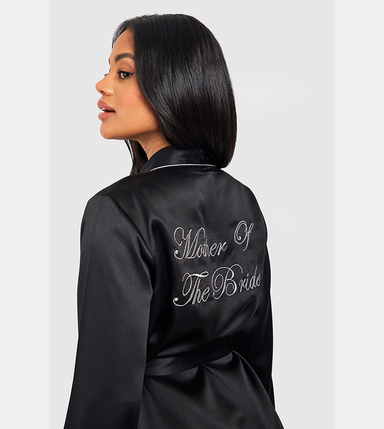 Mother of The Bride Satin Robe