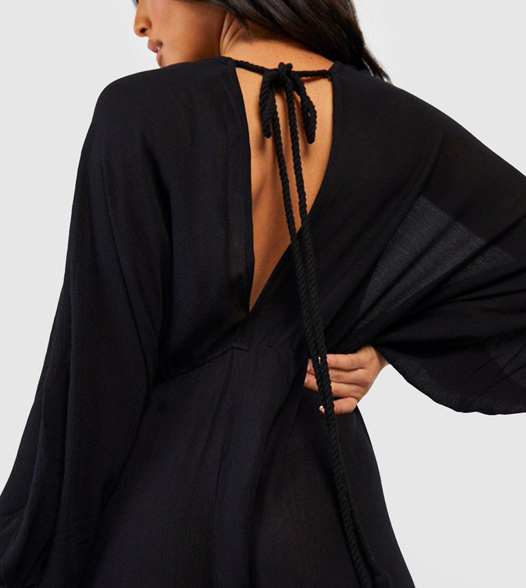 sachin and babi light blue dress Black Backless Maxi Dress main image 1