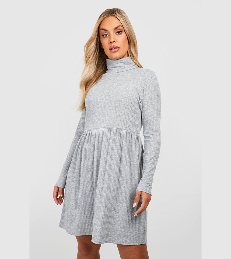 Gray skater dress hotsell