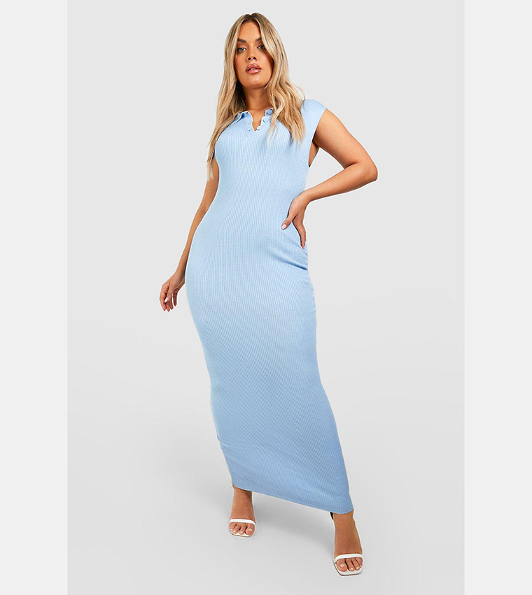 Knit maxi dress plus size hot sale