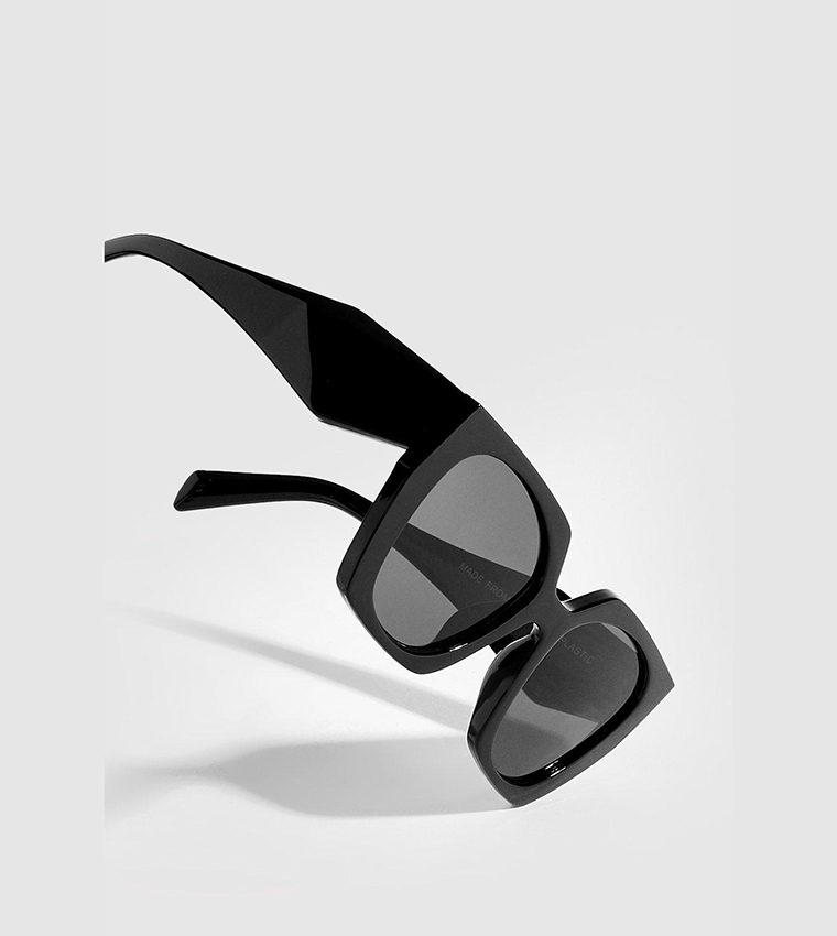 Oversized Angular Square Sunglasses