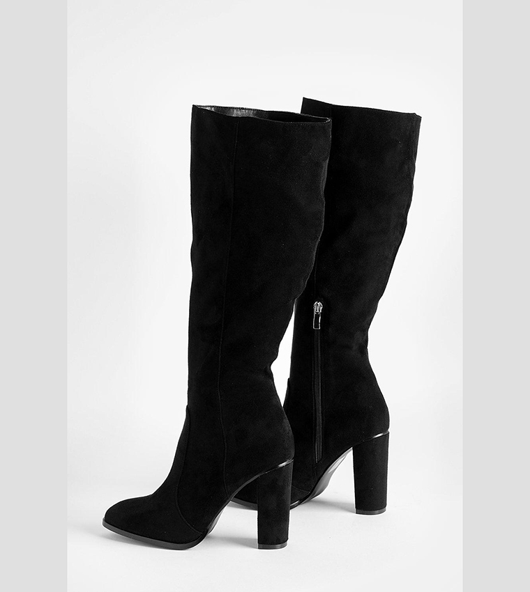 Round Toe Knee High Boots