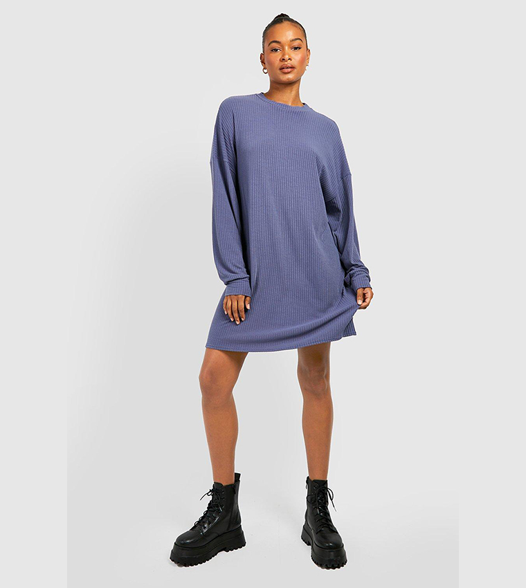 Navy long sleeve hot sale t shirt dress