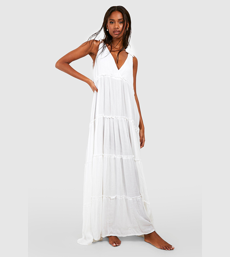 White casual beach dress hotsell
