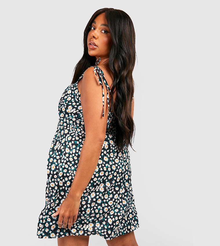 Boohoo sunflower dress best sale