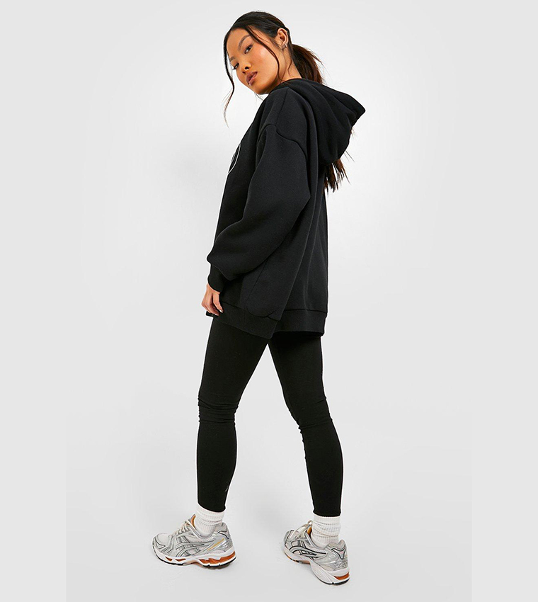 Buy Boohoo Jersey Slogan Oversized Hoodie And Leggings Tracksuit