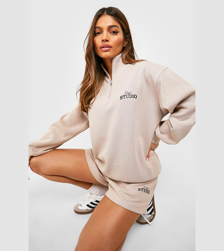 Womens shorts tracksuit online set