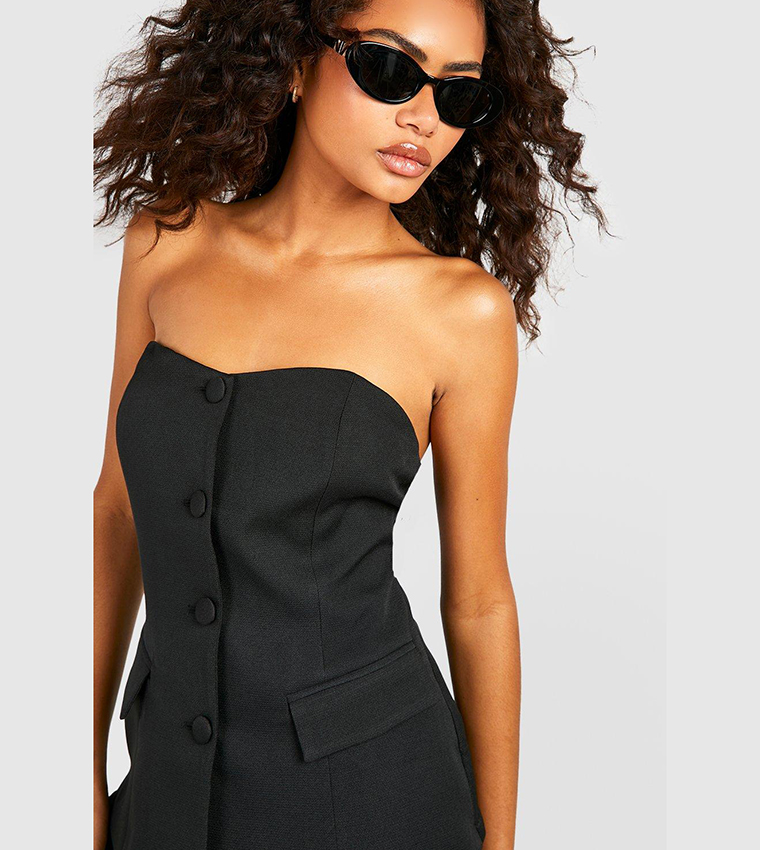 Tailored Strapless Top