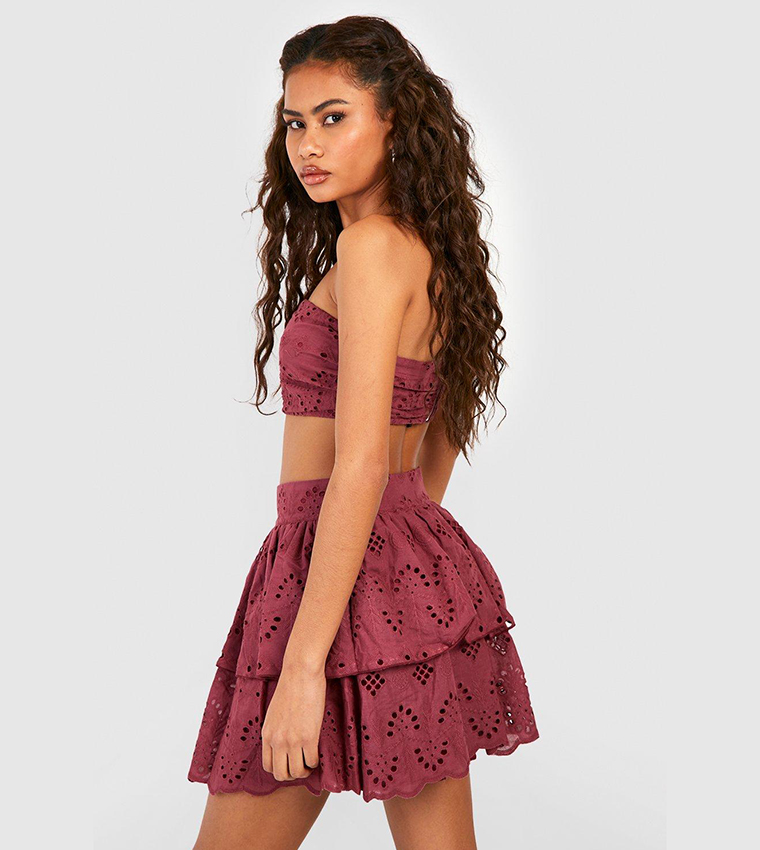 Broderie Bandeau Top