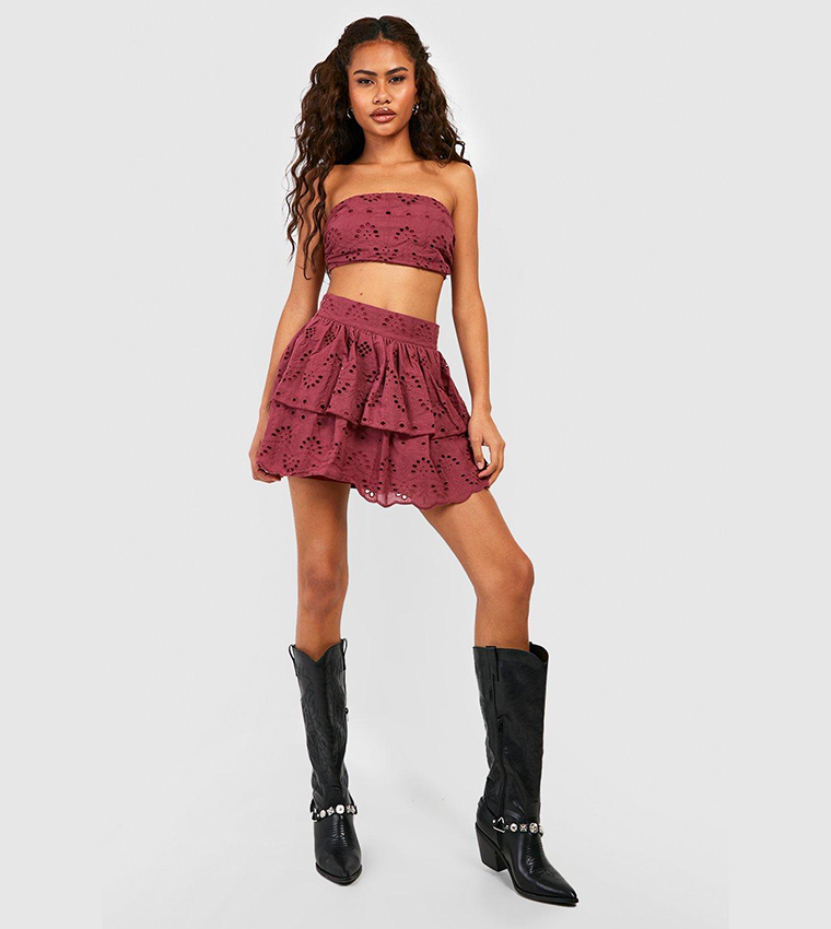 Broderie Bandeau Top