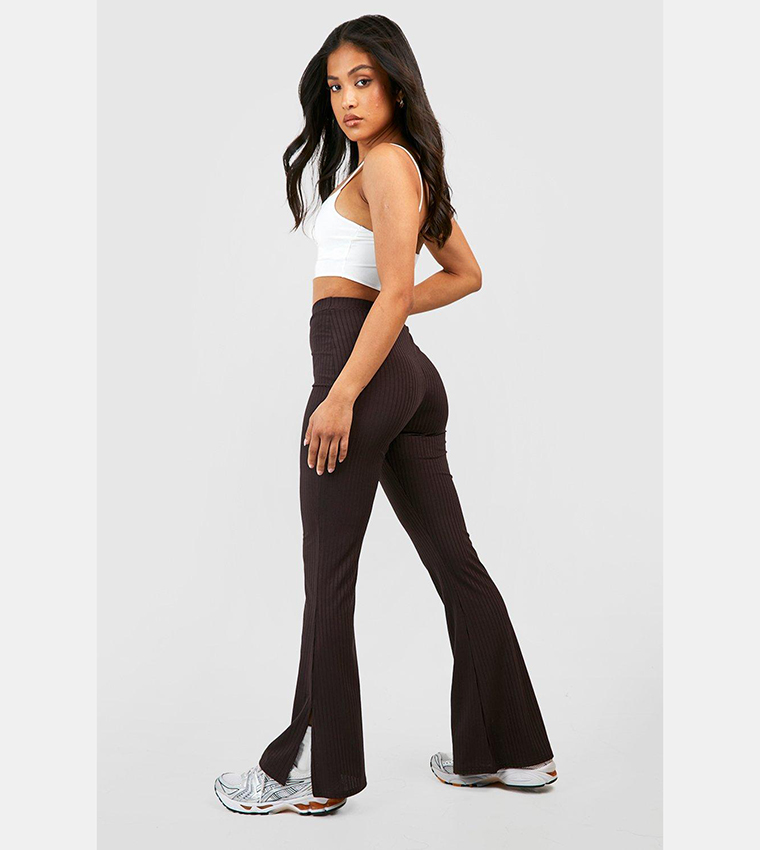 Split flared sale trousers